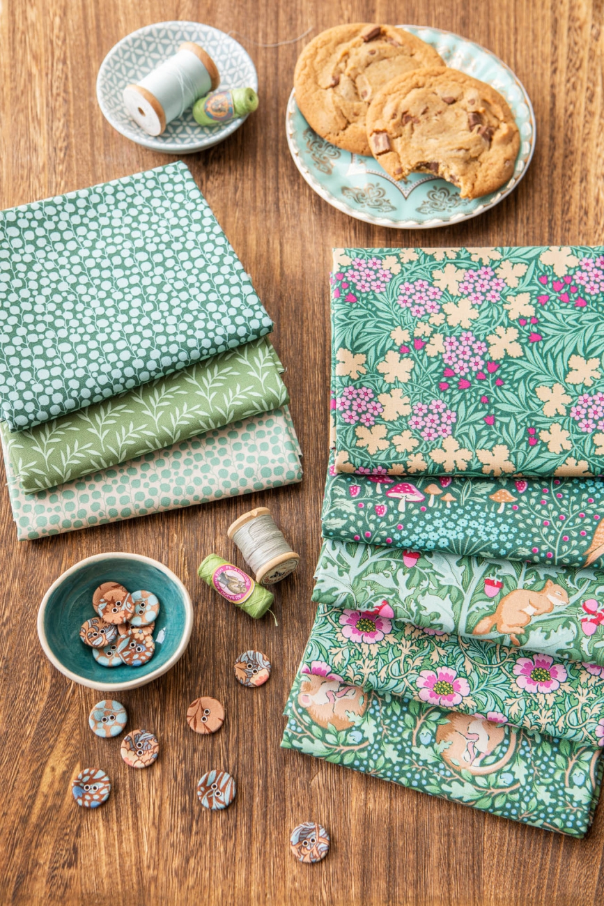 Tilda Patchwork Stoff Baumwolle - Hibernation - Sleepybird-Lafayette